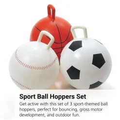 Excellerations® Sport Ball Hoppers - Set of 3