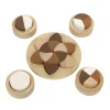 Excellerations® Stacking Fractions Tower & Flower Pattern Puzzle - 27pcs