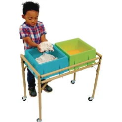 Excellerations® 2-Station Sensory Sand Table with Lids