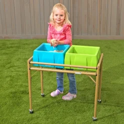 Excellerations® 2-Station Sensory Sand Table with Lids