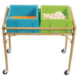 Excellerations® 2-Station Sensory Sand Table with Lids