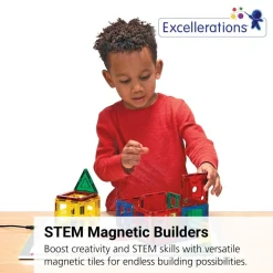 Excellerations® STEM Magnetic Builders - 130 Pieces