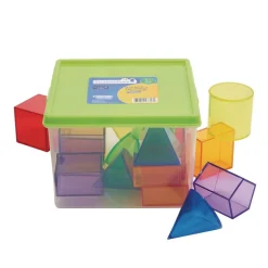 Excellerations® STEM Translucent Geometric Shapes with Activity Cards