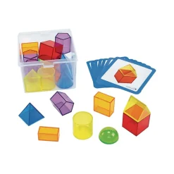 Excellerations® STEM Translucent Geometric Shapes with Activity Cards