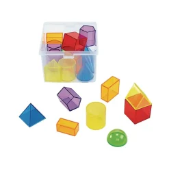 Excellerations® STEM Translucent Geometric Shapes with Activity Cards