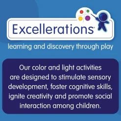 Excellerations® STEM Translucent Light Blocks - Set of 100 in a Bin