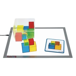 Excellerations® STEM Translucent Cubes with Activity Cards