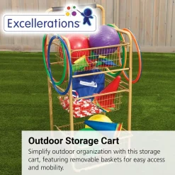 Excellerations® Storage Cart with Removable Baskets