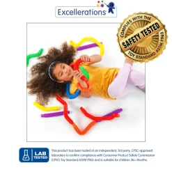Excellerations® Stretchy Pop Tubes - 24 Pieces
