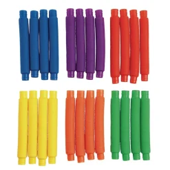 Excellerations® Stretchy Pop Tubes - 24 Pieces