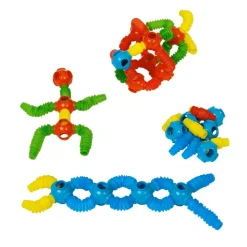 Excellerations® Stretchy Tubes and Connectors - 60 Pieces