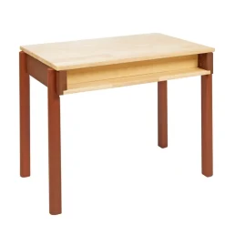 Excellerations® Sustainable Rubberwood Desk (Preschool Height)