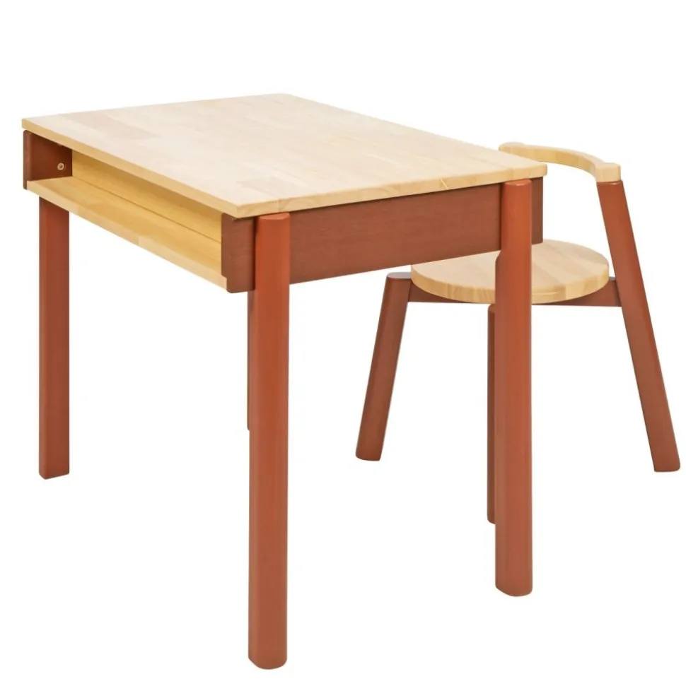 Excellerations® Sustainable Rubberwood Desk (Preschool Height)