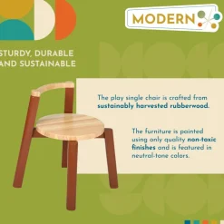 Excellerations® Sustainable Rubberwood Chair (Preschool Height)