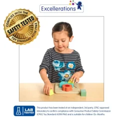 Excellerations® Sustainably Harvested Rubberwood Flower Puzzle