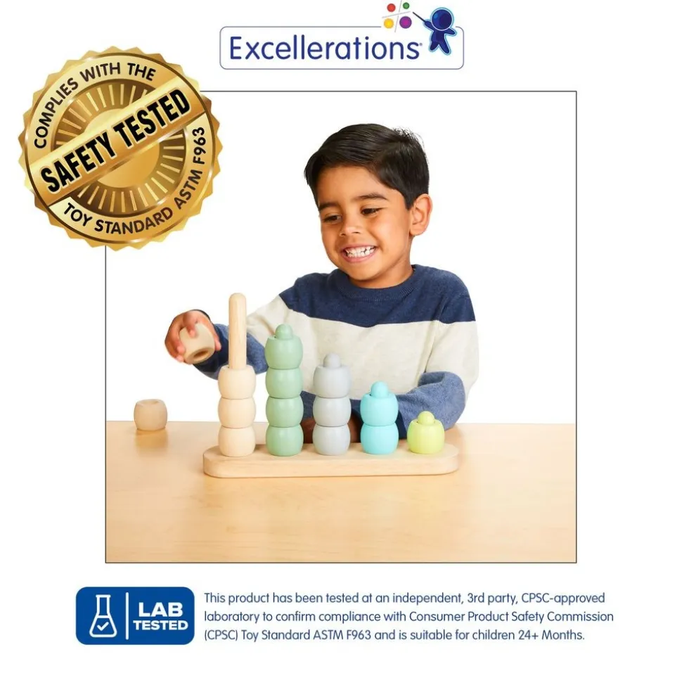 Excellerations® Sustainably Harvested Rubberwood Bead Counter