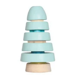 Excellerations® Sustainably Harvested Rubberwood Stacking Play Toys