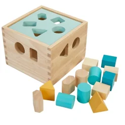 Excellerations® Sustainably Harvested Rubberwood Stacking Play Toys
