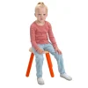 Excellerations® Sustainably Harvested Rubber Wood Emotions Stool - Angry