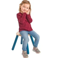 Excellerations® Sustainably Harvested Rubber Wood Emotions Stool - Love