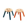 Excellerations® Sustainably Harvested Rubber Wood Emotions Stool - Set of 2 Emotions, Love and Angry