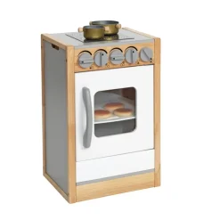 Excellerations® Sustainably Harvested Rubberwood Modern Stove