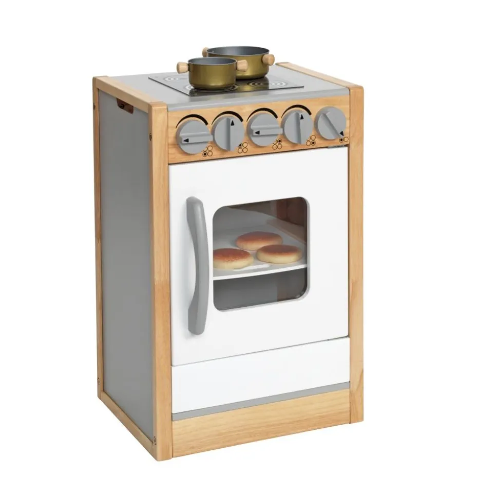 Excellerations® Sustainably Harvested Rubberwood Modern Stove