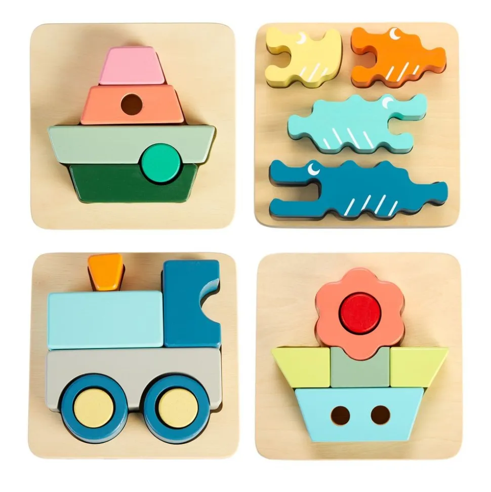 Excellerations® Sustainably Harvested Rubberwood Puzzles