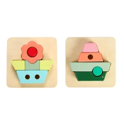 Excellerations® Sustainably Harvested Rubberwood Kids Puzzles