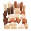 Excellerations® Sustainably Harvested Rubberwood Unit Blocks Tower - 26 Pieces