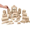Excellerations® Sustainably Harvested Rubberwood Tabletop Unit Blocks - 110 Piece Set