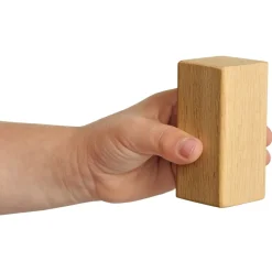 Excellerations® Sustainably Harvested Rubberwood Tabletop Unit Blocks - 110 Piece Set