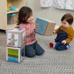 Excellerations® TenderTots™ Calming Photo Cubes w/ Mirror - Set of 3