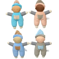 Excellerations® TenderTots™ Calming Multicultural 12" Plush Baby Dolls - 4 Dolls
