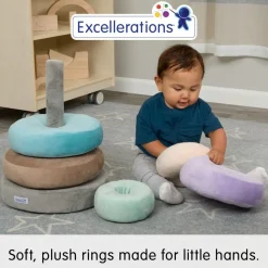 Excellerations® TenderTots™ Calming Giant Plush Stacking Ring
