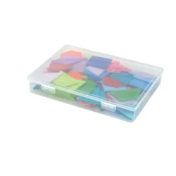 Excellerations® Tessellations Math Activity Set - 114 pieces with Storage