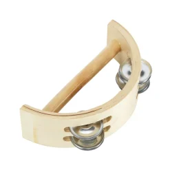 Excellerations® Toddler Easy-Hold Wooden Tambourine