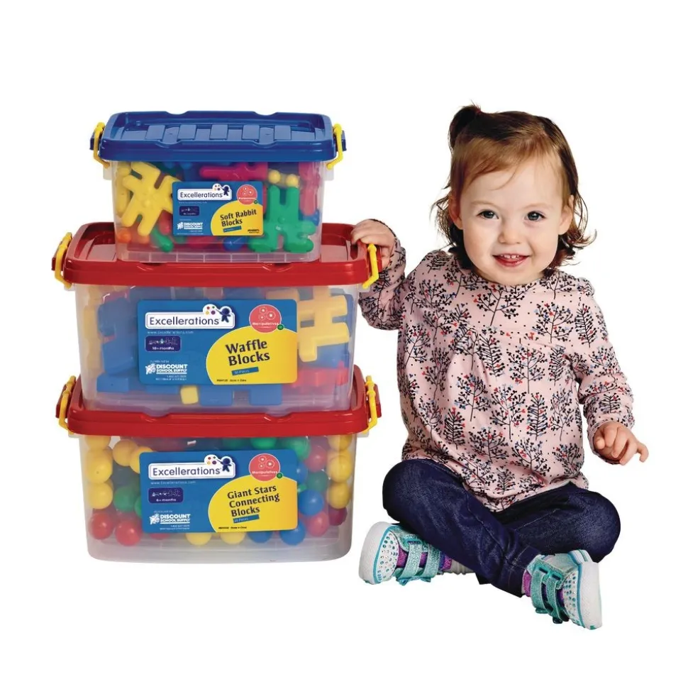 Excellerations® Toddler Manipulatives - Set of 3 - 90pcs