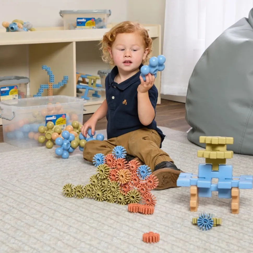 Excellerations® Toddler Natural Tone Manipulatives Set of 3 - 113 pieces