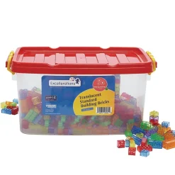 Excellerations® Translucent Standard Building Bricks 810 Pieces