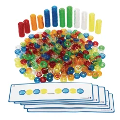 Excellerations® Translucent Stackable Counters - 500 Pieces