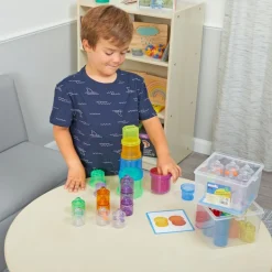 Excellerations® Translucent Counting & Color Sorting Set - 42 pcs