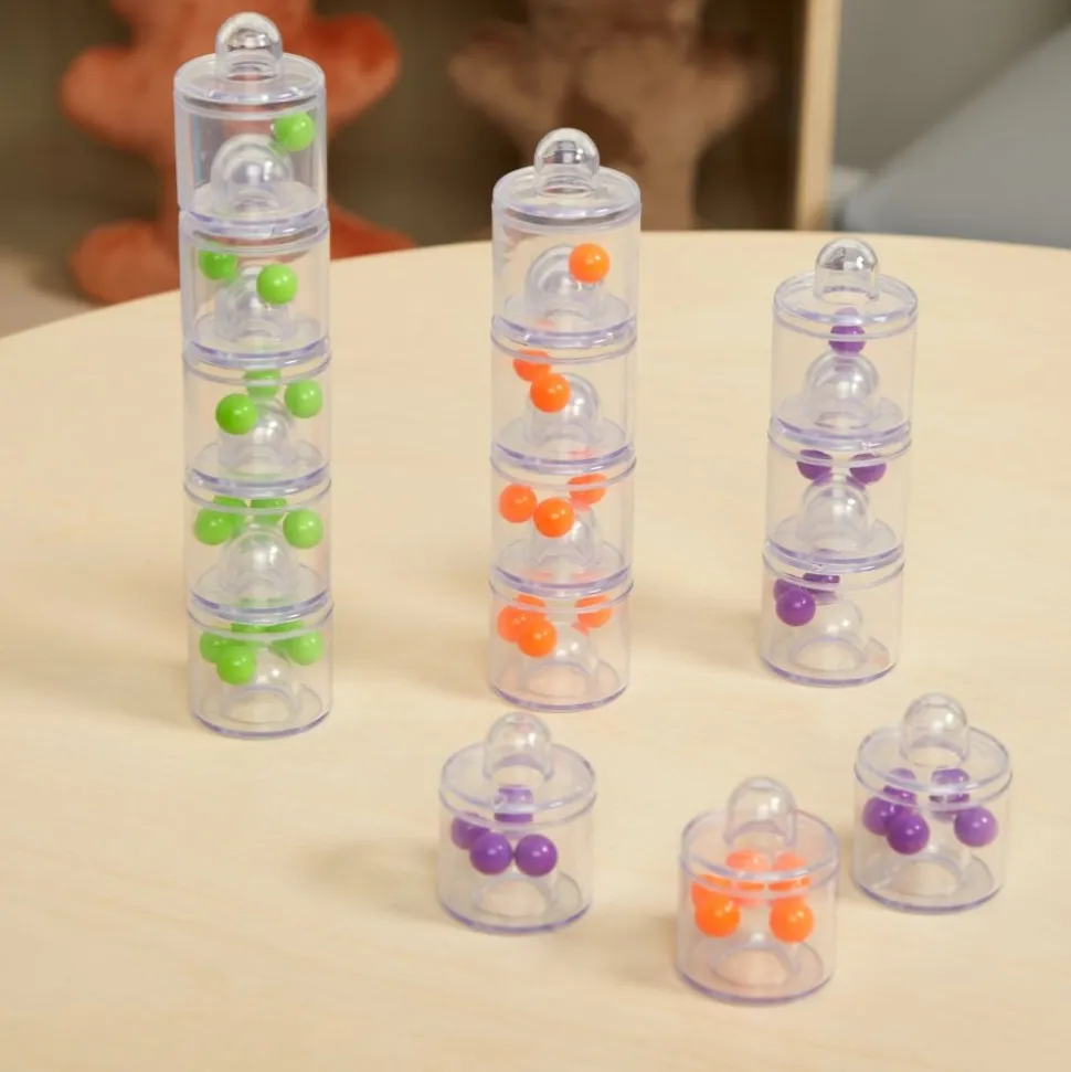 Excellerations® Translucent Counting Stackers - Set of 15