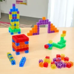 Excellerations® Translucent Grid Linking Cubes - 200 Pieces