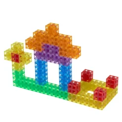 Excellerations® Translucent Grid Linking Cubes - 200 Pieces