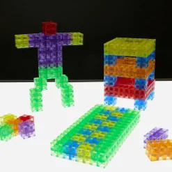 Excellerations® Translucent Grid Linking Cubes - 200 Pieces