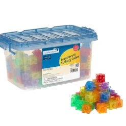 Excellerations® Translucent Linking Cubes - 200 Pieces