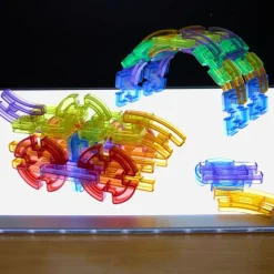 Excellerations® Translucent Jigsaw Connectors - 90 Pieces