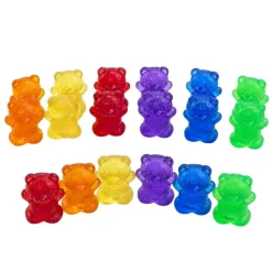 Excellerations® Translucent Bears - 72 Pieces