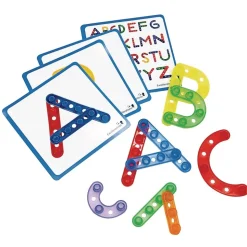 Excellerations® Translucent Alphabet Construction Set- 100 Pieces
